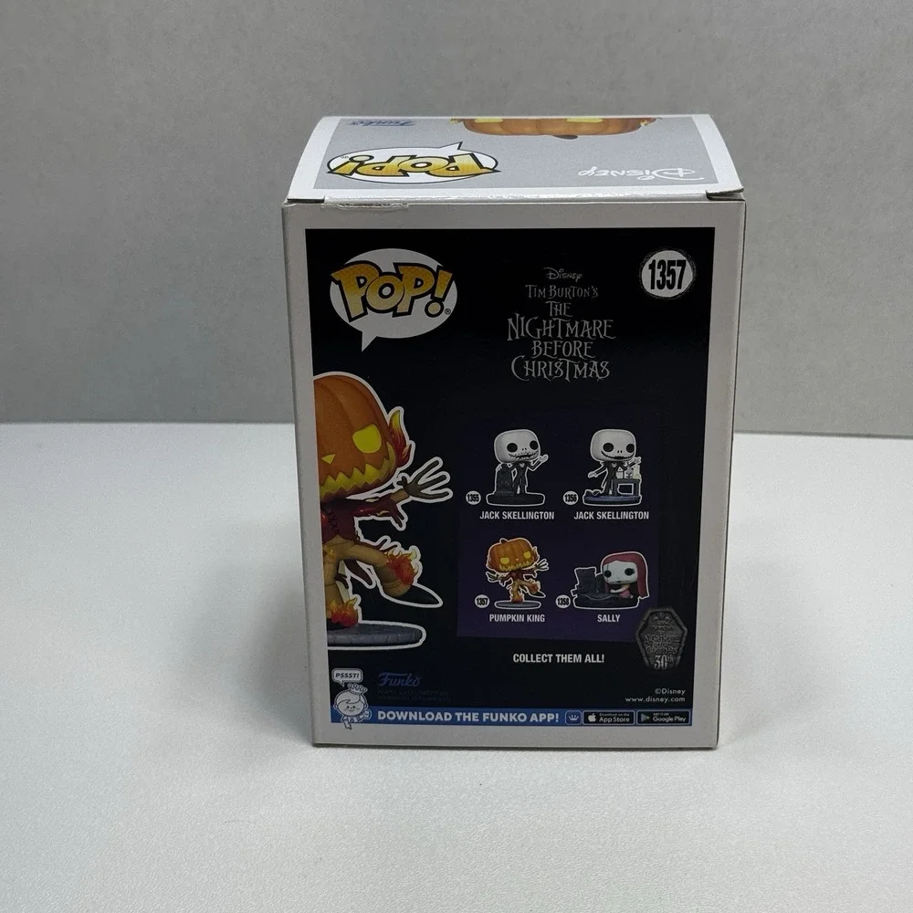 Funko POP! Nightmare Before Christmas 30th Pumpkin King 3.75